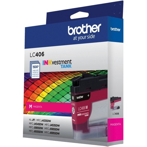 GENUINE LC406MS STANDARD .YIELD MAGENTA INK CARTRIDGE
