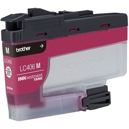 GENUINE LC406MS STANDARD .YIELD MAGENTA INK CARTRIDGE