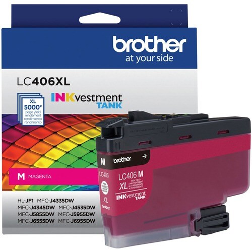 Encre jet d'encre haute capacité Brother INKvestment LC406XLM d'origine