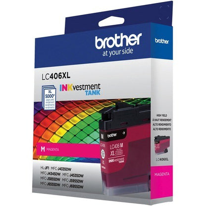 Encre jet d'encre haute capacité Brother INKvestment LC406XLM d'origine