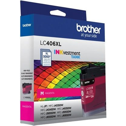 Encre jet d'encre haute capacité Brother INKvestment LC406XLM d'origine