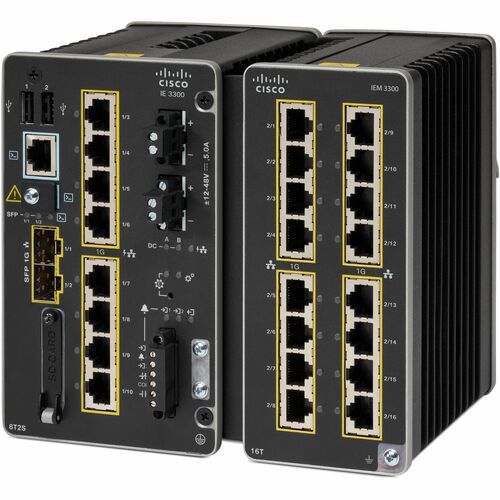 CATALYST IE3300 W/8 GE COPPER 2GESFP MODULAR NA REMANUFACTURED