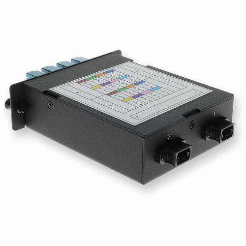 AddOn 4-Bay Cassette 2x 12-Fiber MPO In