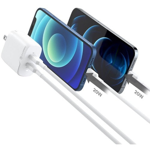 Chargeur ALOGIC 2X40 Rapid Power 40 W GaN - USB
