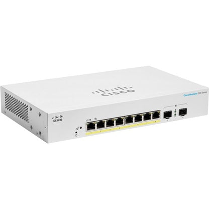 CBS220 SMART 8PORT GE POE EXT PS 2X1G SFP