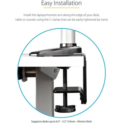 StarTech.com Desk Mount Laptop Arm, Full Motion Ar