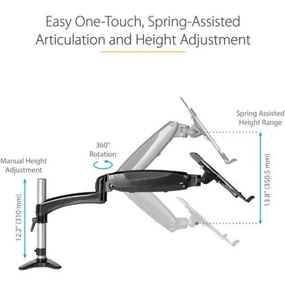 StarTech.com Desk Mount Laptop Arm, Full Motion Ar