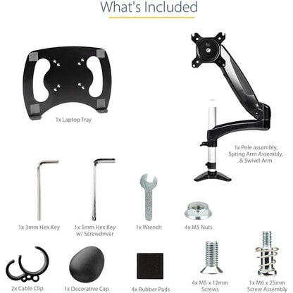 StarTech.com Desk Mount Laptop Arm, Full Motion Ar