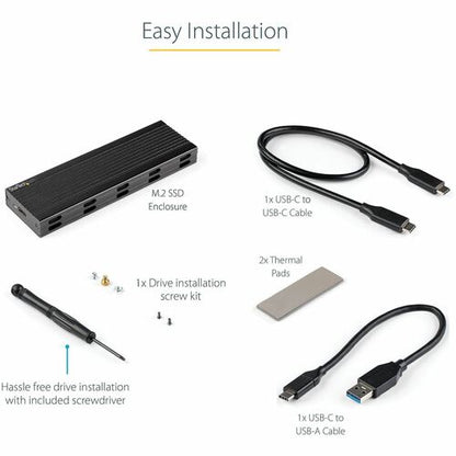 StarTech.com USB-C 10 Gbit/s vers M.2 NVMe ou M.2 SATA