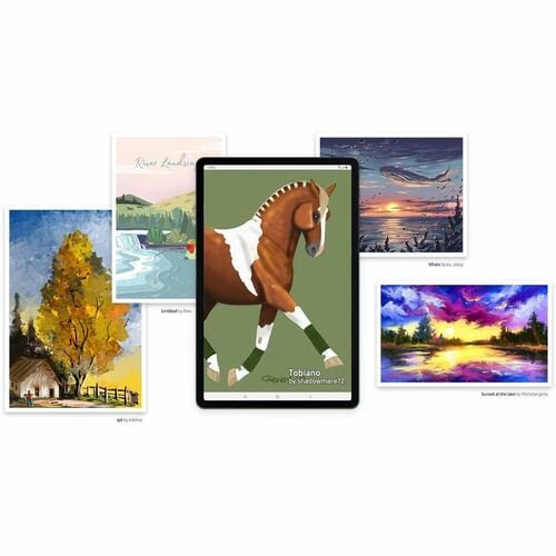 Tableta B2C TAB S7 FE negra de 128 GB