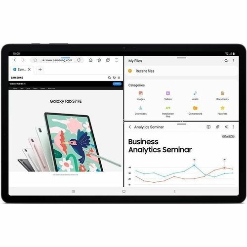 Tableta B2C TAB S7 FE negra de 128 GB