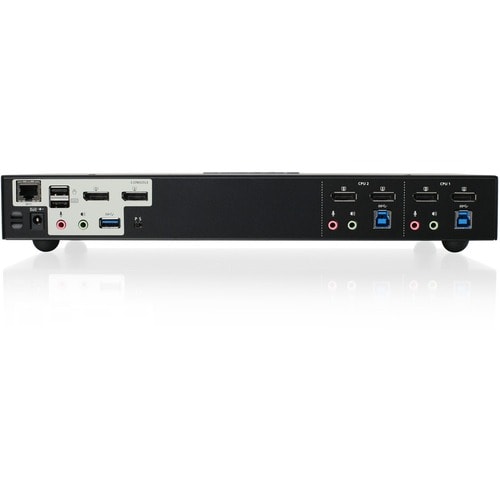 COMMUTATEUR KVMP 2 PORTS 4K DOUBLE VUE DISPLAYPORT COMMUTATEUR TAA UNIQUEMENT