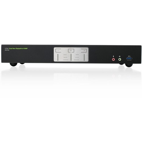 COMMUTATEUR KVMP 2 PORTS 4K DOUBLE VUE DISPLAYPORT COMMUTATEUR TAA UNIQUEMENT