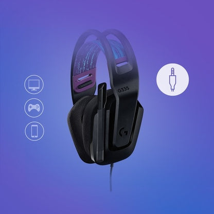 Logitech G335 Wired Gaming Headset - Stereo - Mini