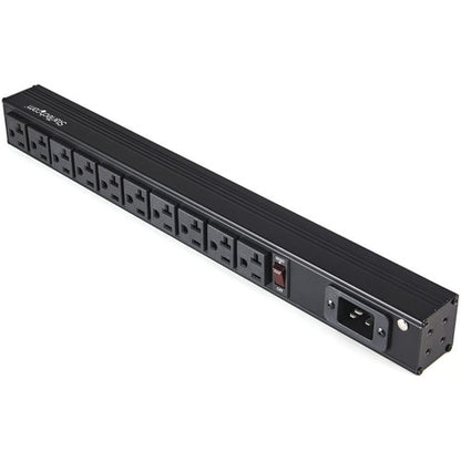 Multiprise 10 prises pour montage en rack StarTech.com 125 V/16 A, horizontale 1U