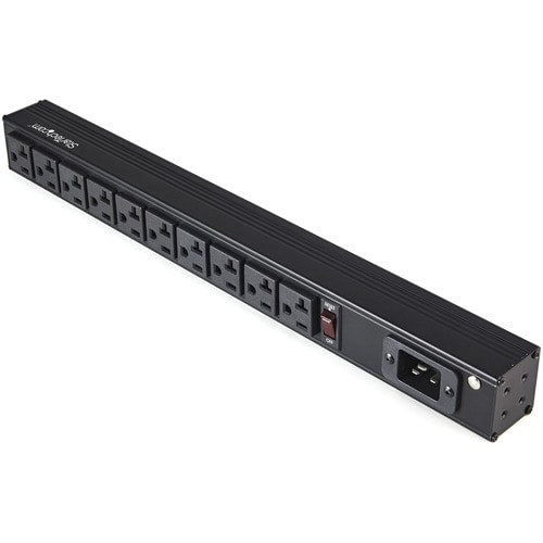 Multiprise 10 prises pour montage en rack StarTech.com 125 V/16 A, horizontale 1U