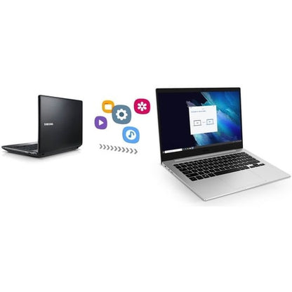B2BGALAXY BOOK GO SNAPDRAGON .5G 4 Go 64 Go 14 pouces W10H ARGENT MULTI 1