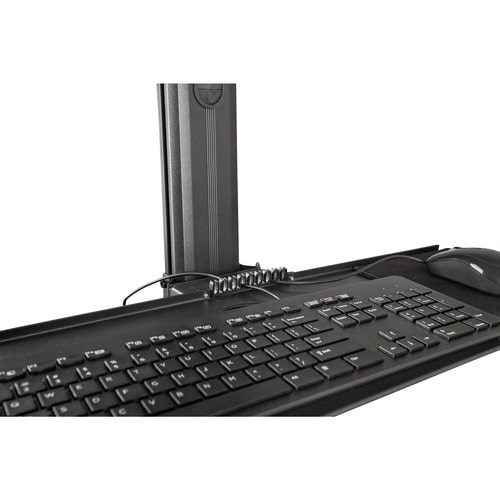 StarTech.com Mobile Standing Workstation with Monitor Mount