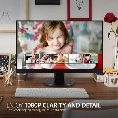 Écran Viewsonic 27 pouces, dalle MVA, résolution 1920 x 1080 - 27 pouces visible - Multi
