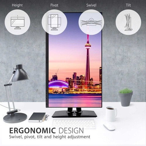 ÉCRAN DE CONCEPTION GRAPHIQUE QHD PRO 27 PO USB-C 2560 x 1440