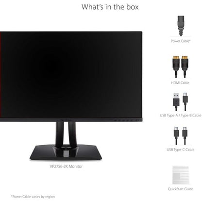 ÉCRAN DE CONCEPTION GRAPHIQUE QHD PRO 27 PO USB-C 2560 x 1440