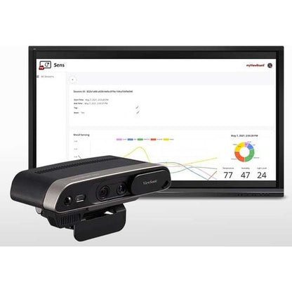 Cámara web ViewSonic VBC100 - USB 3.0 Tipo C - Vídeo de 3840 x 2160 - Micrófono