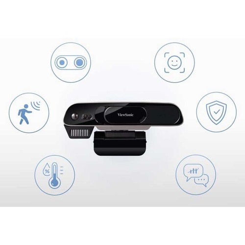 Cámara web ViewSonic VBC100 - USB 3.0 Tipo C - Vídeo de 3840 x 2160 - Micrófono