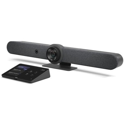 SALA MEDIANA LOGITECH CON GRIFO + BARRA RALLY PARA SALAS DE MICROSOFT TEAMS