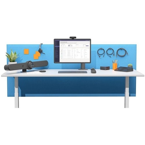 SALA MEDIANA LOGITECH CON GRIFO + BARRA RALLY PARA SALAS DE MICROSOFT TEAMS