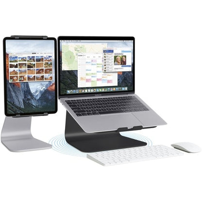 Support pour ordinateur portable Rain Design mStand360 avec base pivotante - Noir - mStand360