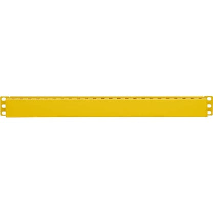 Tripp Lite by Eaton Horizontal Cable Manager - Finger Duct with Cover, Yellow, 1U - Horizo