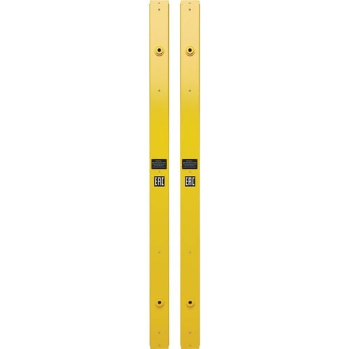 Tripp Lite by Eaton Vertical Cable Manager - Finger Duct with Cover, Yellow, 6 f