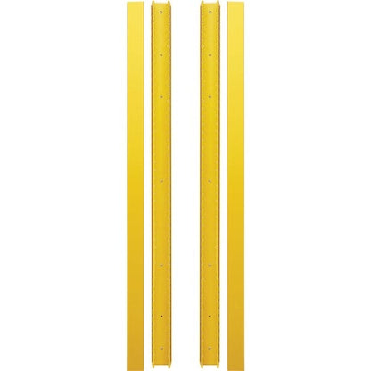 Tripp Lite by Eaton Vertical Cable Manager - Finger Duct with Cover, Yellow, 6 ft. (1.8 m)