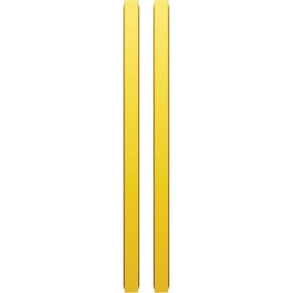 Tripp Lite by Eaton Vertical Cable Manager - Finger Duct with Cover, Yellow, 6 f