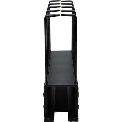 Organizador de cables horizontal Tripp Lite by Eaton - Anillos metálicos, negro, 1U - Horizont