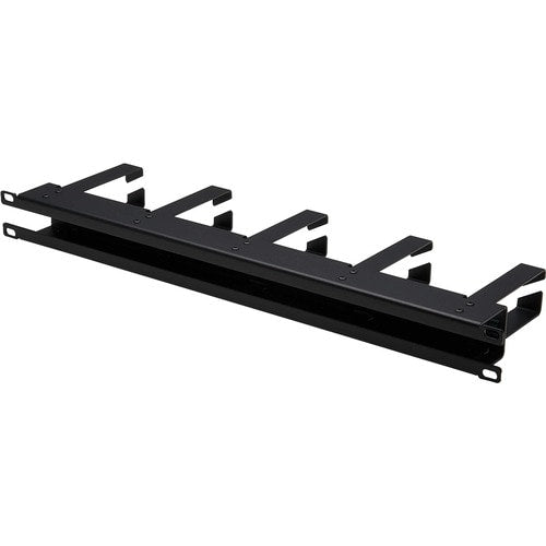 Organizador de cables horizontal Tripp Lite by Eaton - Anillos metálicos, negro, 1U - Cable horizontal M