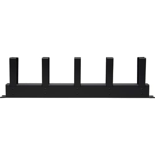 Organizador de cables horizontal Tripp Lite by Eaton - Anillos metálicos, negro, 1U - Horizont
