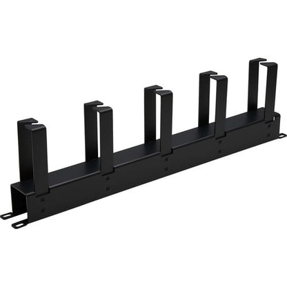 Gestionnaire de câbles horizontal Tripp Lite par Eaton - Anneaux métalliques, noir, 1U - Horizont