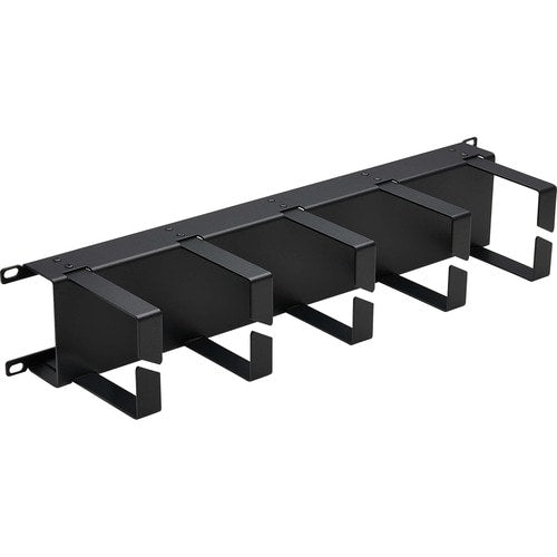 Tripp Lite by Eaton Horizontal Cable Manager - Metal Rings, Black, 2U - Horizontal Cable M