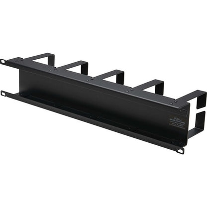 Tripp Lite by Eaton Horizontal Cable Manager - Metal Rings, Black, 2U - Horizontal Cable M