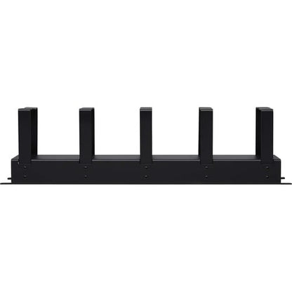 Tripp Lite by Eaton Horizontal Cable Manager - Metal Rings, Black, 2U - Horizontal Cable M