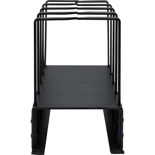 Tripp Lite by Eaton Horizontal Cable Manager - Metal Rings, Black, 2U - Horizontal Cable M