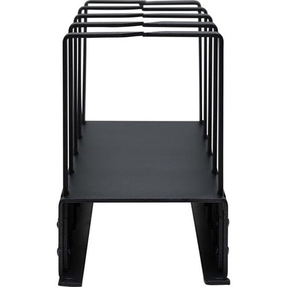 Tripp Lite by Eaton Horizontal Cable Manager - Metal Rings, Black, 2U - Horizontal Cable M