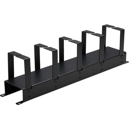 Tripp Lite by Eaton Horizontal Cable Manager - Metal Rings, Black, 2U - Horizontal Cable M