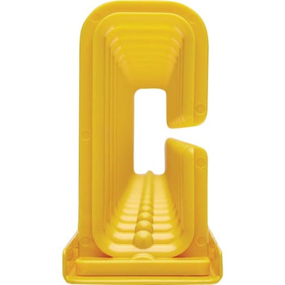 Tripp Lite by Eaton Vertical Cable Manager - Flexible Rings, Yellow, 6 ft. (1.8 m) - Verti