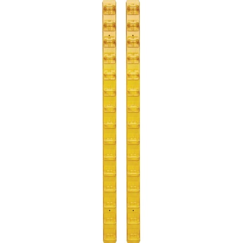 Tripp Lite by Eaton Vertical Cable Manager - Flexible Rings, Yellow, 6 ft. (1.8 m) - Verti