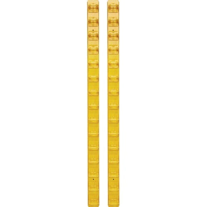 Tripp Lite by Eaton Vertical Cable Manager - Flexible Rings, Yellow, 6 ft. (1.8 m) - Verti