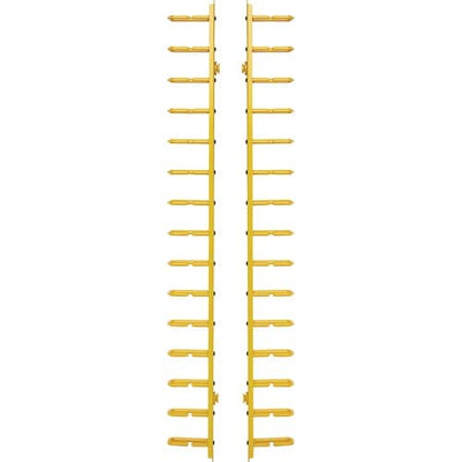 Tripp Lite by Eaton Vertical Cable Manager - Flexible Rings, Yellow, 6 ft. (1.8 m) - Verti