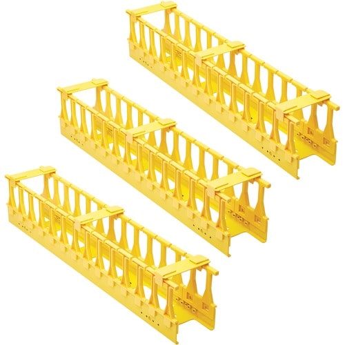Gestionnaire de câbles vertical haute capacité Tripp Lite par Eaton - Conduit double doigt, Y