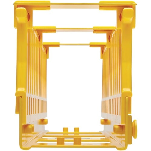 Gestionnaire de câbles vertical haute capacité Tripp Lite par Eaton - Conduit double doigt, Y